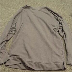 Old Navy Active XS Taupe Crewneck Pullover